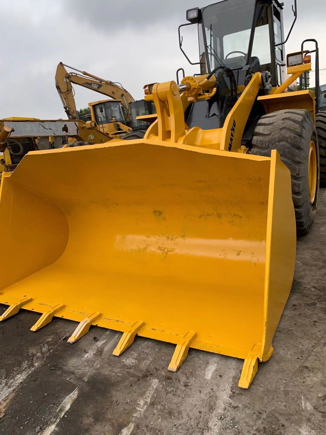 Good condition Used Komatsu loaders WA380 WA320 WA350 compact tractor wheel loader for sale