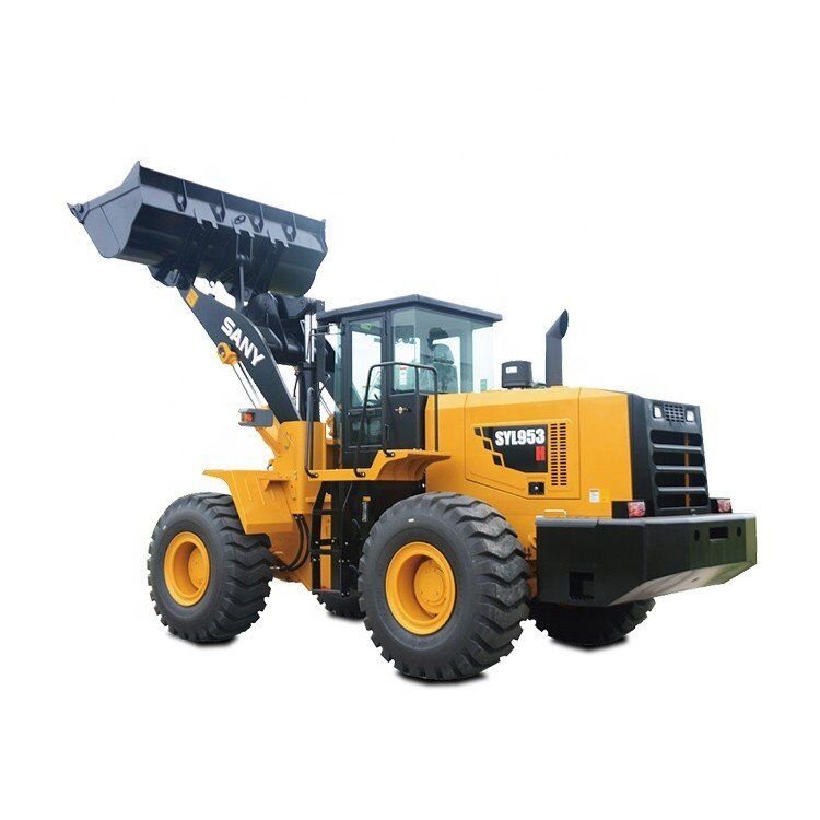 Second hand multi-function machinery small backhoe wheel loader for load wood
