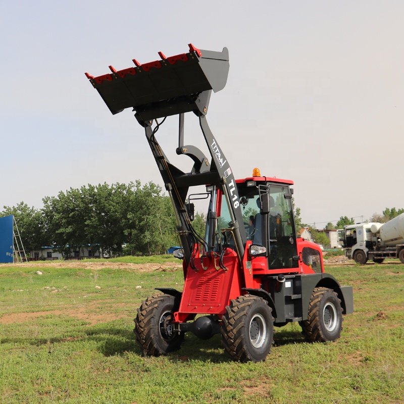 OEM 1.6 Ton Wheel Loader Hjullastare China Used Farm Industries Bucket Attachments Core Engine Pump Gearbox PLC Sale Europe