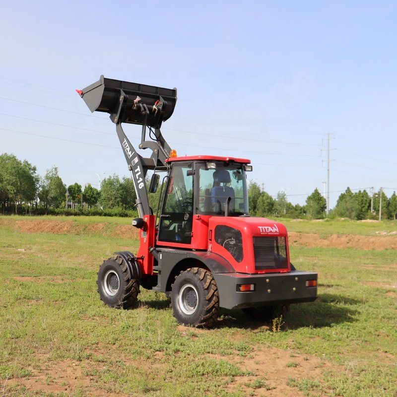 OEM 1.6 Ton Wheel Loader Hjullastare China Used Farm Industries Bucket Attachments Core Engine Pump Gearbox PLC Sale Europe