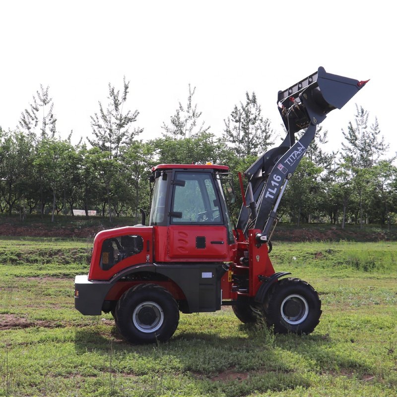 OEM 1.6 Ton Wheel Loader Hjullastare China Used Farm Industries Bucket Attachments Core Engine Pump Gearbox PLC Sale Europe