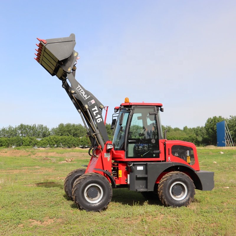 OEM 1.6 Ton Wheel Loader Hjullastare China Used Farm Industries Bucket Attachments Core Engine Pump Gearbox PLC Sale Europe