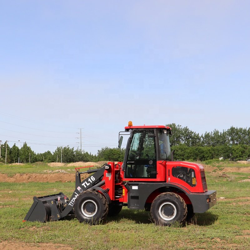 OEM 1.6 Ton Wheel Loader Hjullastare China Used Farm Industries Bucket Attachments Core Engine Pump Gearbox PLC Sale Europe
