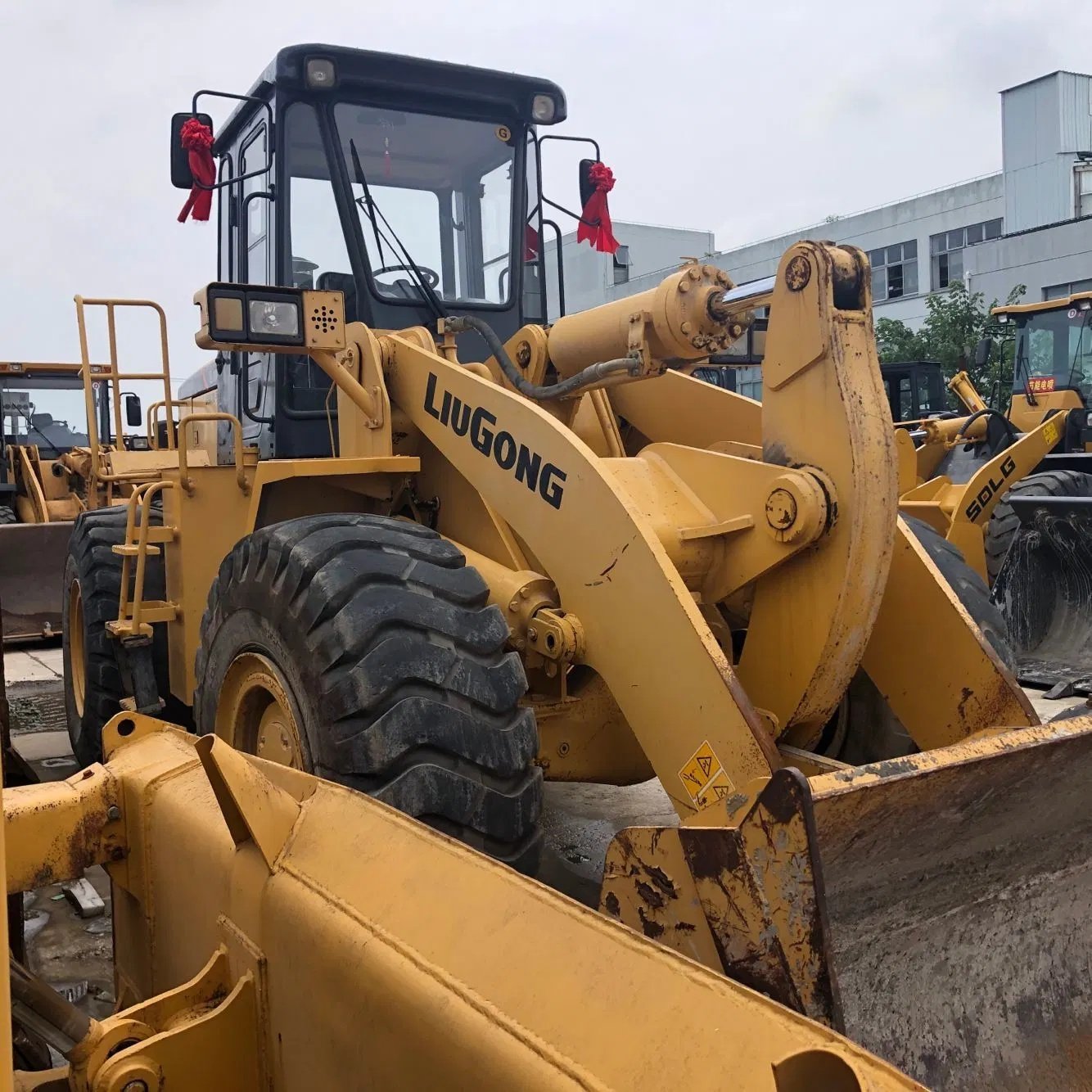 China Famous Brand Liugong Used 4 Wheel Drive New Backhoe and Loader 5Ton CLG855N in Good Condition