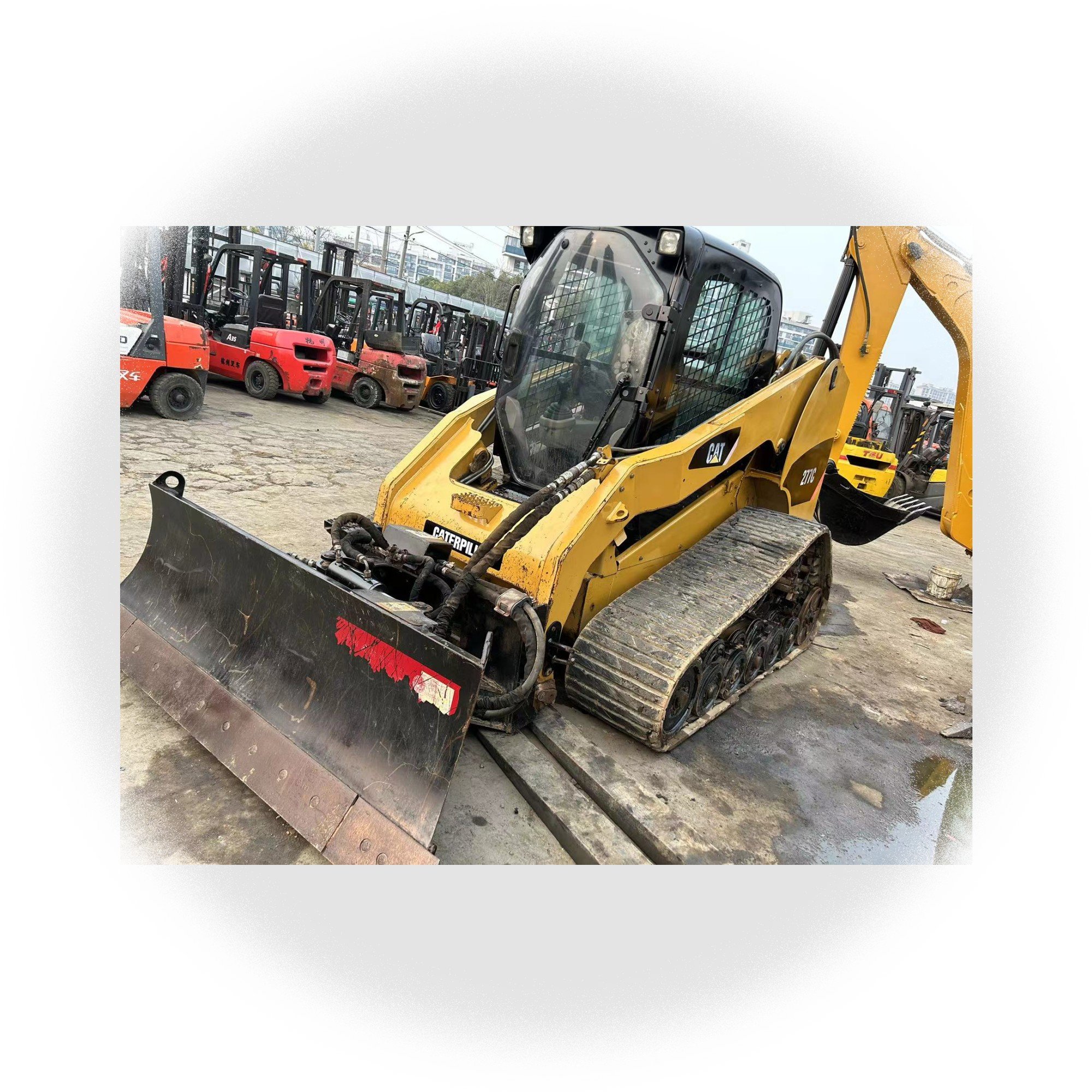 Used Loader CATERPILLAR Used Cat 277C Skid Steer Loaders 277 Multi Terrain Loader Provided Original 2019 1 Set Hydraulic Engines