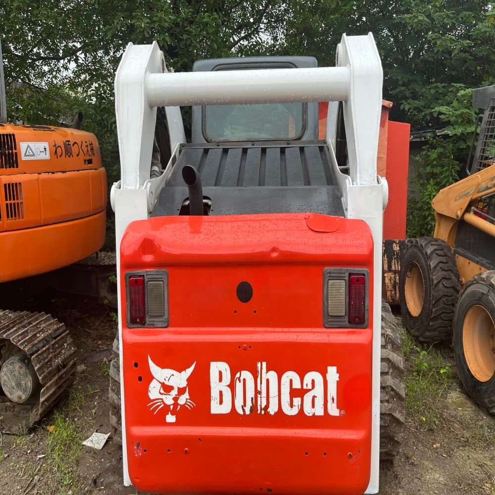 Used Mini Bobcat S185 Skid Steer Loader with 95% New Components 2ton 3ton Small Backhoe Kubota Engine CE Certified