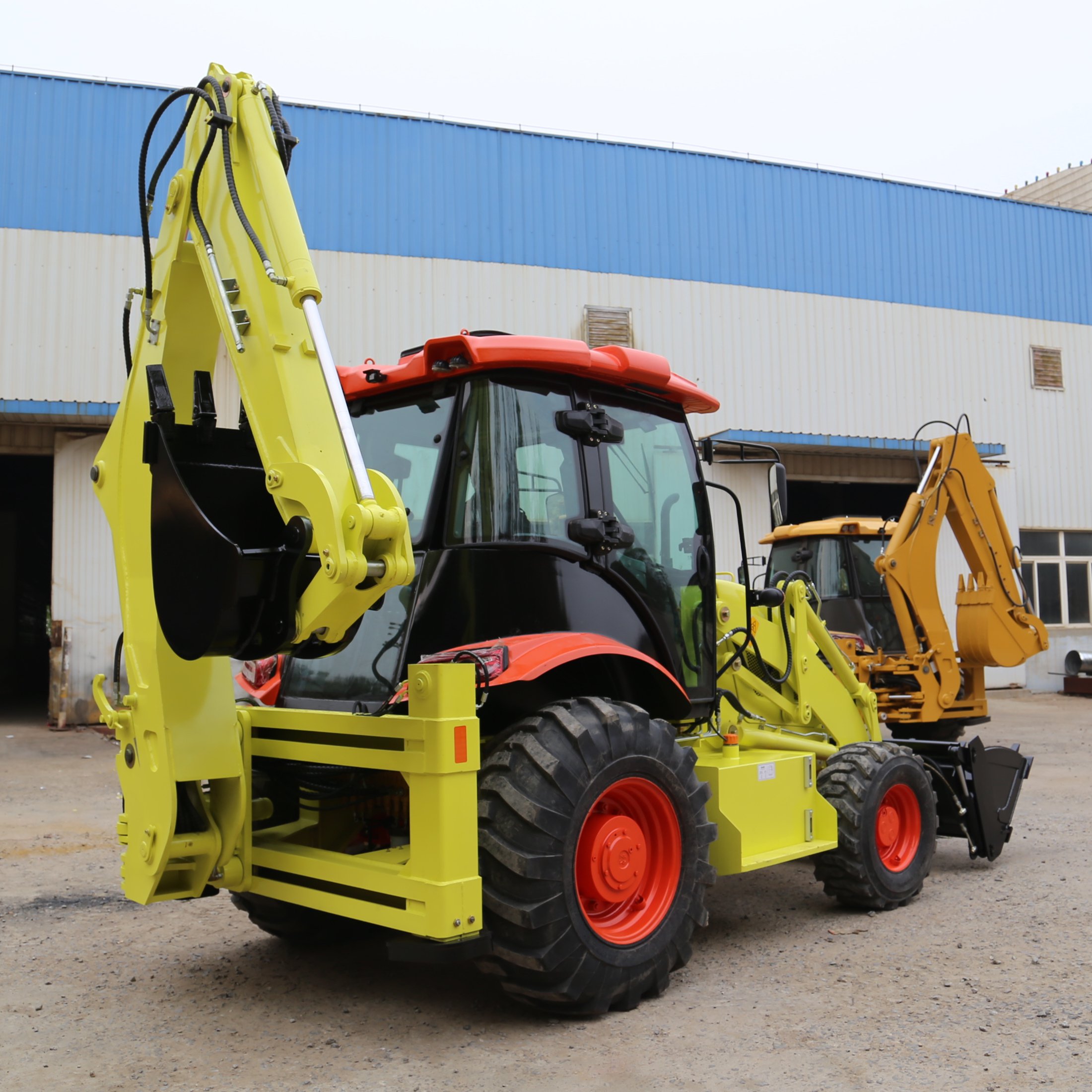 EURO5 EPA engine Diesel backhoe loader 4x4 China Small Mini Retroexcavadora loaders used Backhoe Loader for Sale