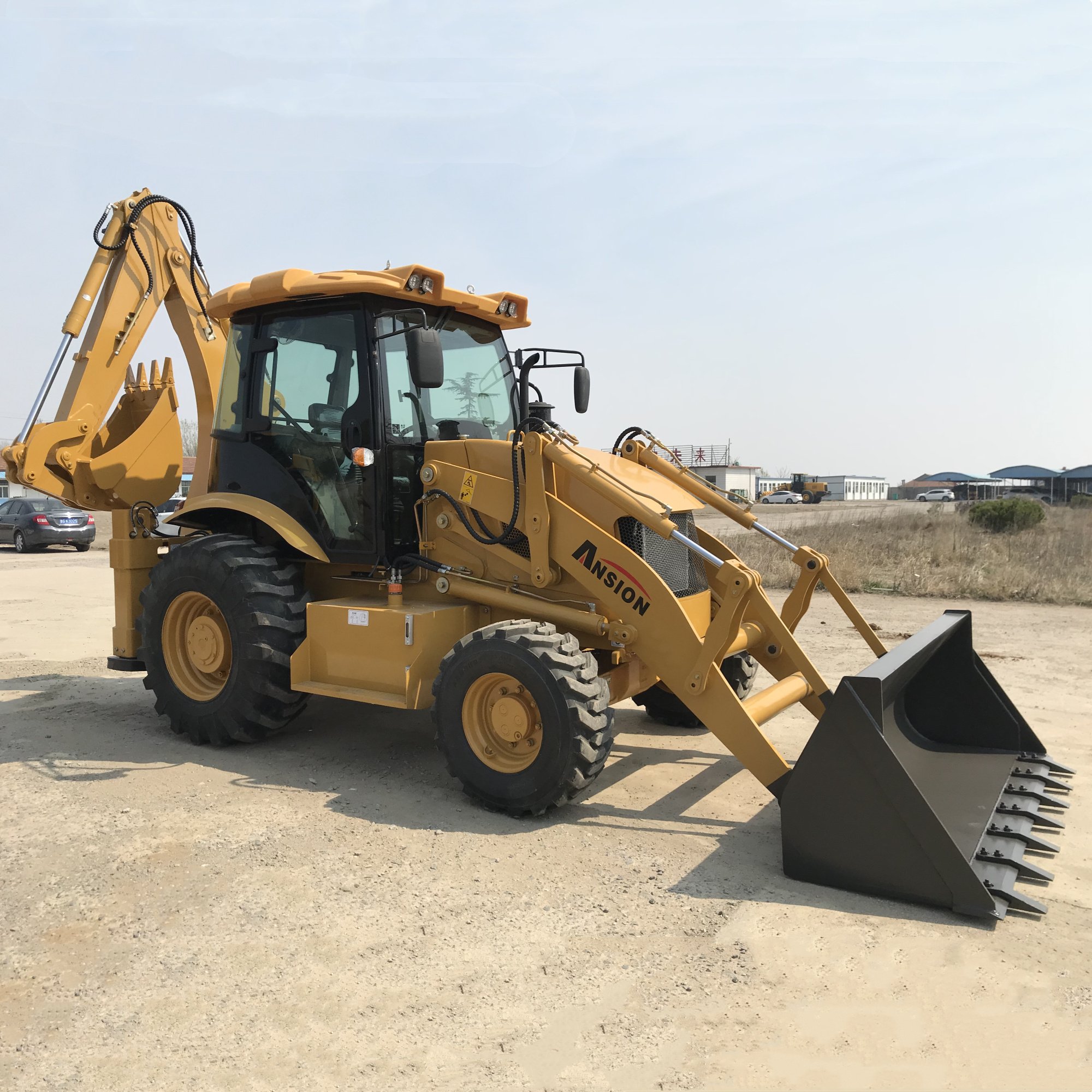  EURO5 EPA engine Diesel backhoe loader 4x4 China Small Mini Retroexcavadora loaders used Backhoe Loader for Sale