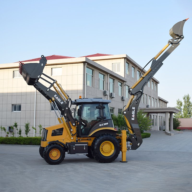 Mini Retroexcavadora Farm Tractor Backhoe Excavator Loader 4x4 Wheel/Backhoe Loader