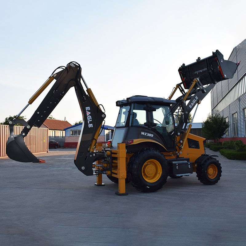 Mini Retroexcavadora Farm Tractor Backhoe Excavator Loader 4x4 Wheel/Backhoe Loader