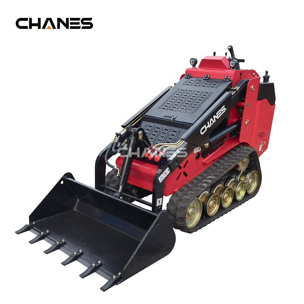 2024 Perkins Kubota 25hp Diesel Engine Mini Loader Super Cheap 430TX Joystick Controls Rubber Tracks Skid Steer Bucket Pump