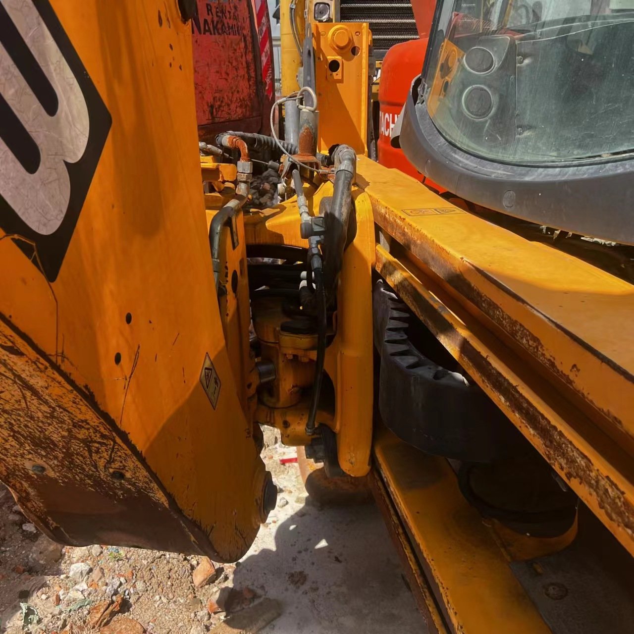 Hot selling second-hand backhoe loaders JCB 3CX with a small quantity in stock and low prices on sale