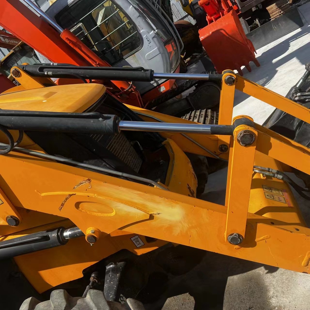 Hot selling second-hand backhoe loaders JCB 3CX with a small quantity in stock and low prices on sale