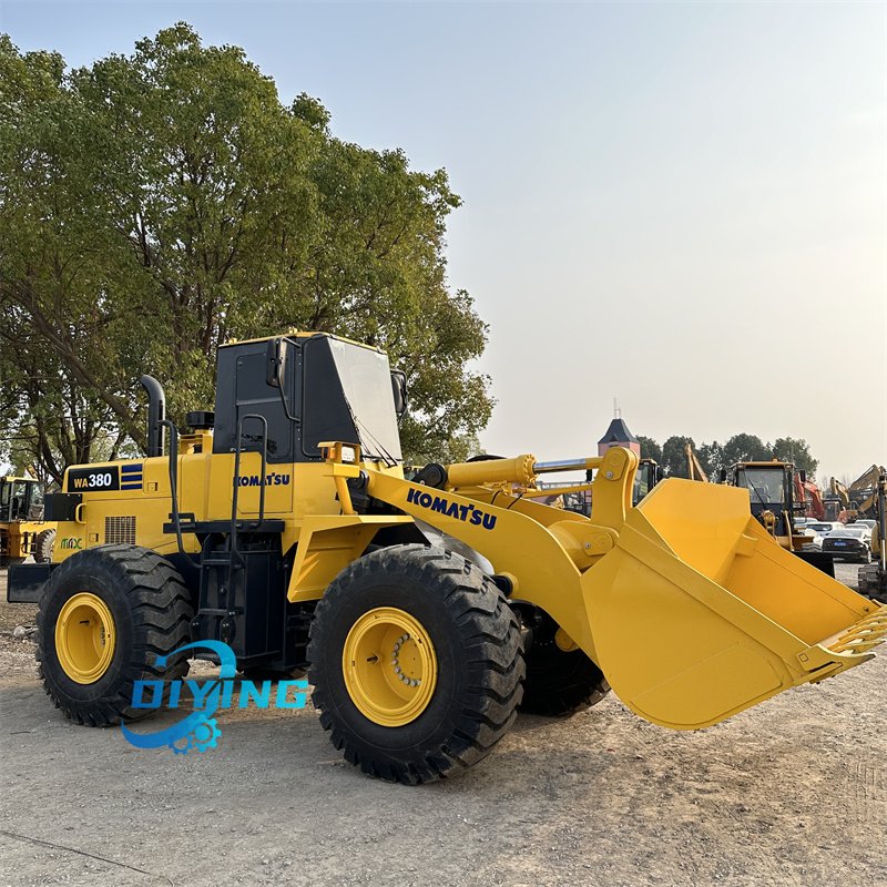 Good Quality Best Performance Low Price Komatsu WA 380 Front Loader Used Wheel Loader in Stock