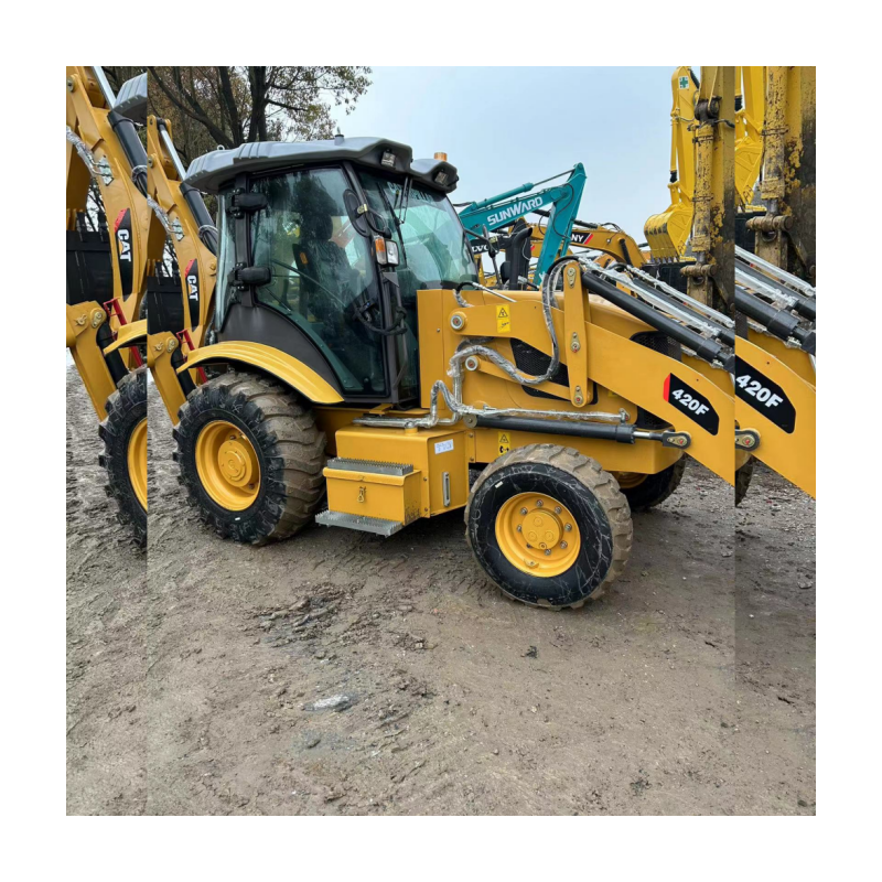 Secondhand Earthmoving Construction Machinery Carter 420 wheel front Excavator loader