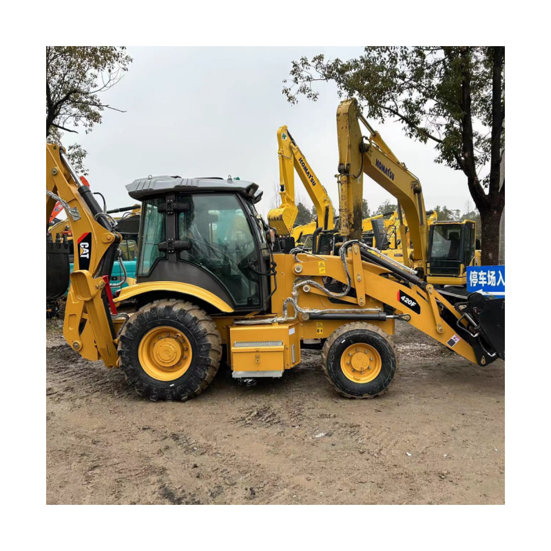 Secondhand Earthmoving Construction Machinery Carter 420 wheel front Excavator loader