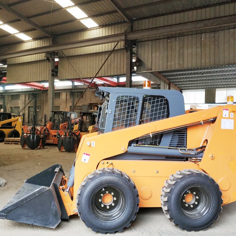 China Popular Brand 8t Mini Skid Steer Loader 5 Ton Rated Load Used Earthmoving Machinery EPA Certified Engine