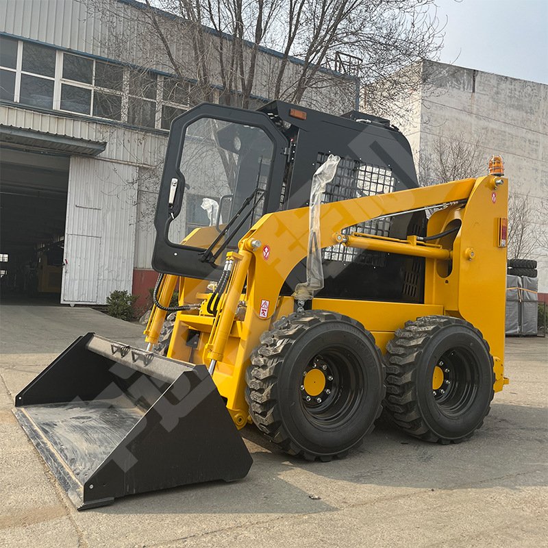 China Popular Brand 8t Mini Skid Steer Loader 5 Ton Rated Load Used Earthmoving Machinery EPA Certified Engine