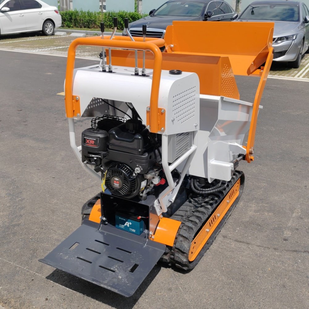 Mini Dumper Tracked Motor Wheelbarrow Track Site Dumper For Farm Work Mini Crawler Dumper Truck