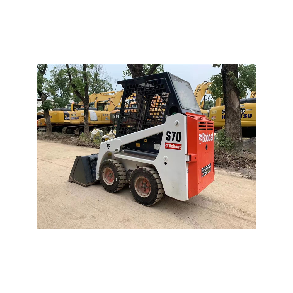 Used 7ton Mini Loader Used BOBCAT Skid Steer Loader S70 for sale s70 s185 s300 s130 s450 s130