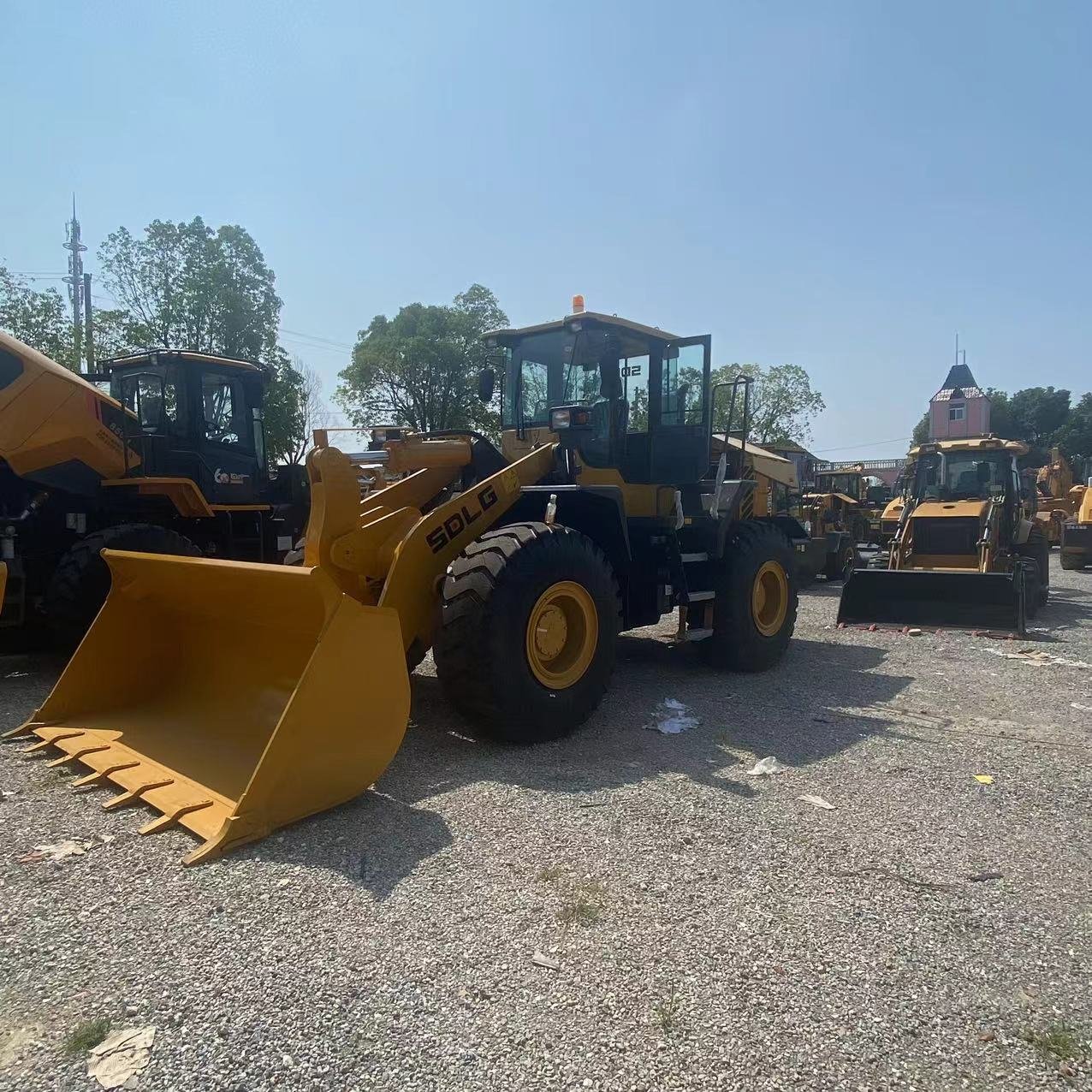 Used LG956L loader in good condition Used Shandong Lingong 956L backhoe loader in China