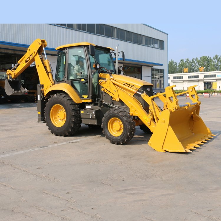 2024 SDLG B877F Wheel Loader Front End Backhoe Small 75kw Backhoe Loader For Hot Sale