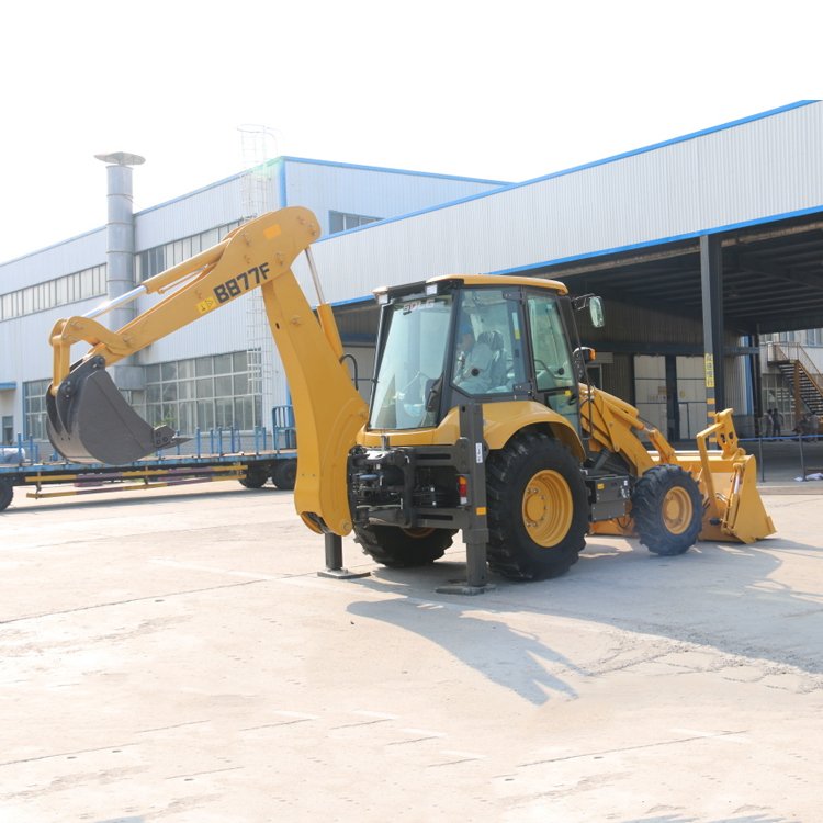 2024 SDLG B877F Wheel Loader Front End Backhoe Small 75kw Backhoe Loader For Hot Sale