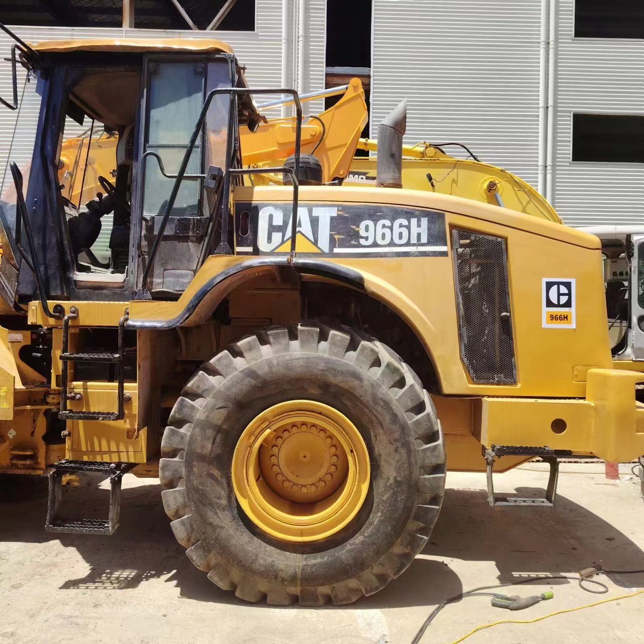 Used loader Semi-rebuilt Original engine Caterpillar 966H 23 tons Used wheel loader