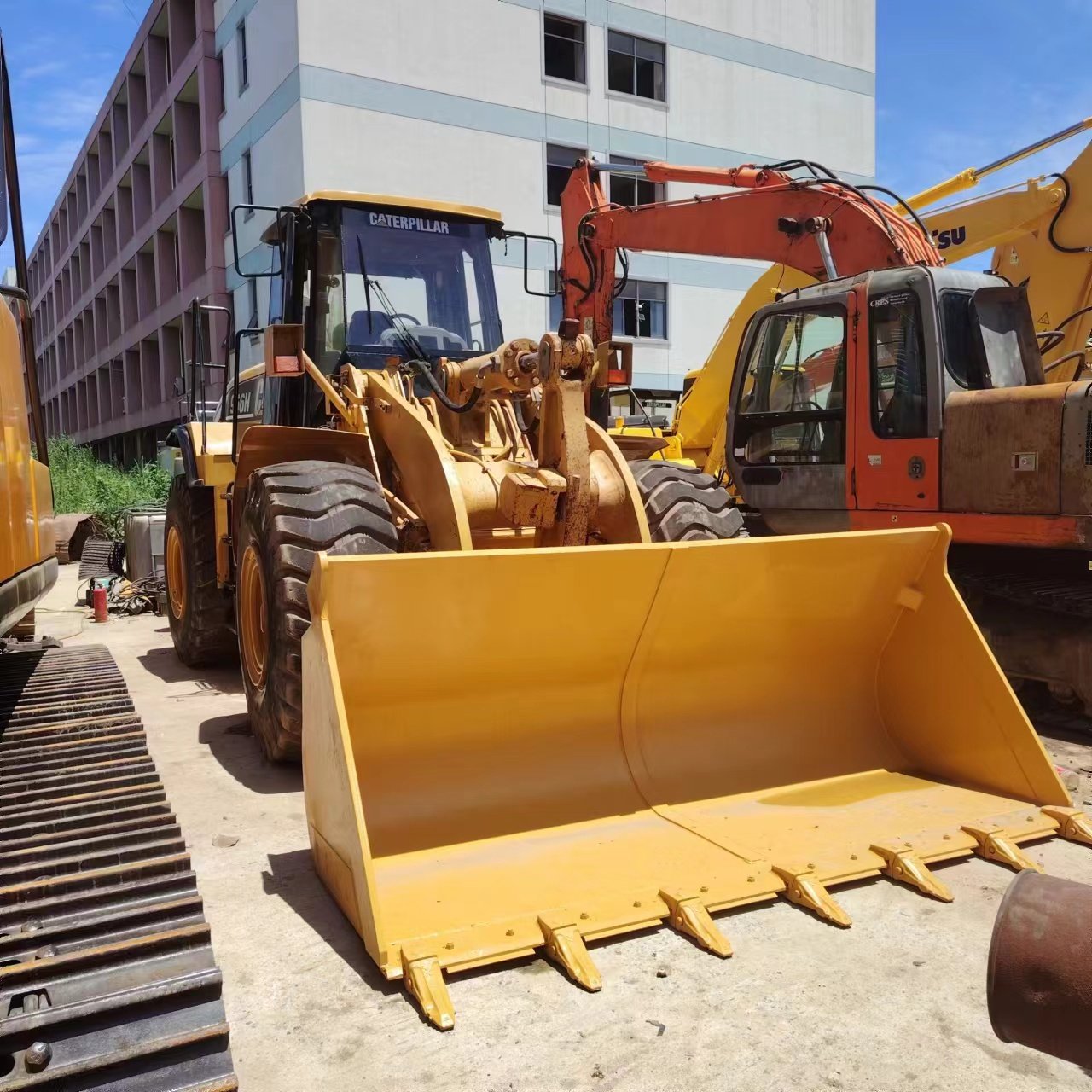 Used loader Semi-rebuilt Original engine Caterpillar 966H 23 tons Used wheel loader