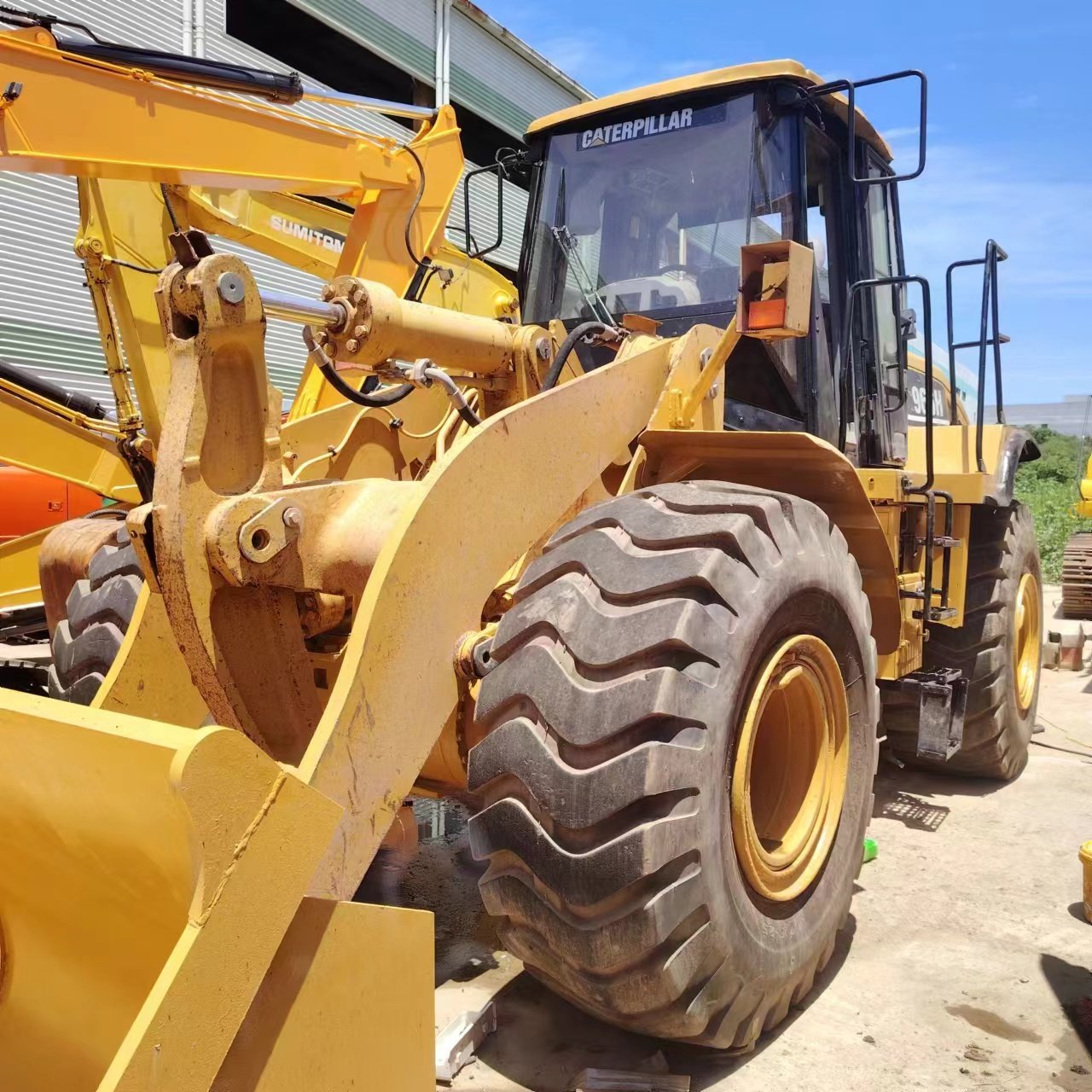 Used loader Semi-rebuilt Original engine Caterpillar 966H 23 tons Used wheel loader