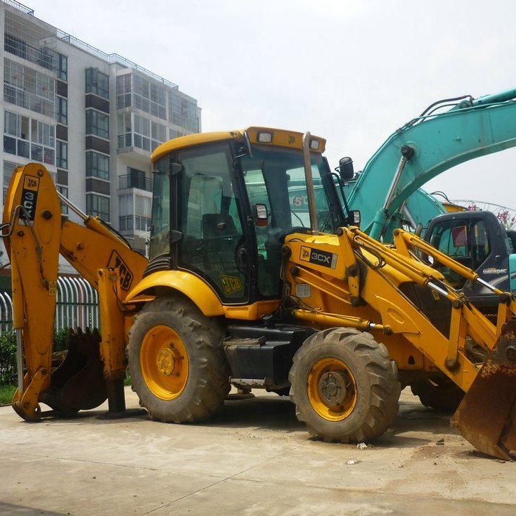 Used/Old cheap price JCB 3CX 4CX Backhoe Loader Second wheel loaders for sale
