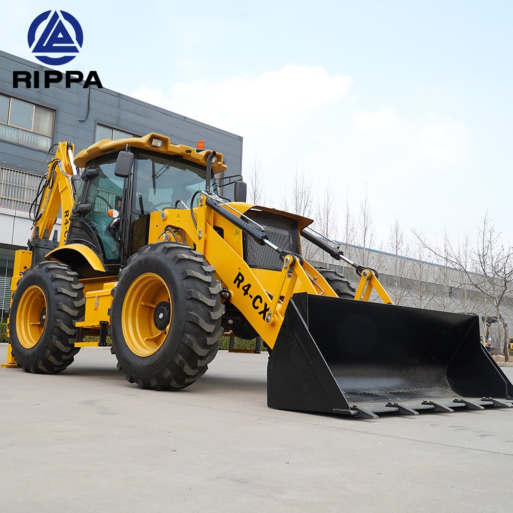 New Diesel CE Epa Engine Mini Retroexcavadora Farm Tractor Backhoe Excavator Loader 4x4 Backhoe