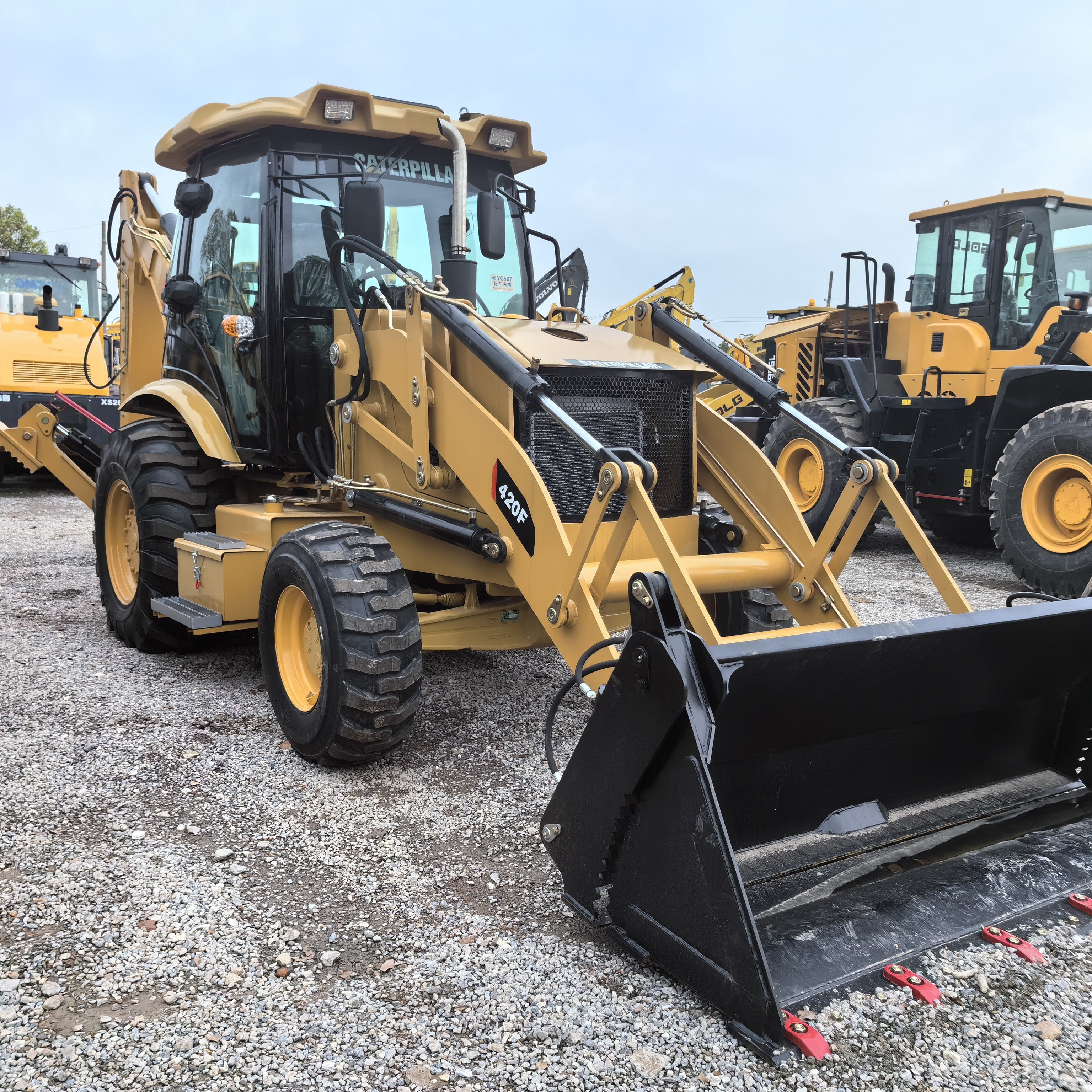Factory direct sales of second-hand CAT420F excavator loader hot selling,backhoe cat 420f used excavators