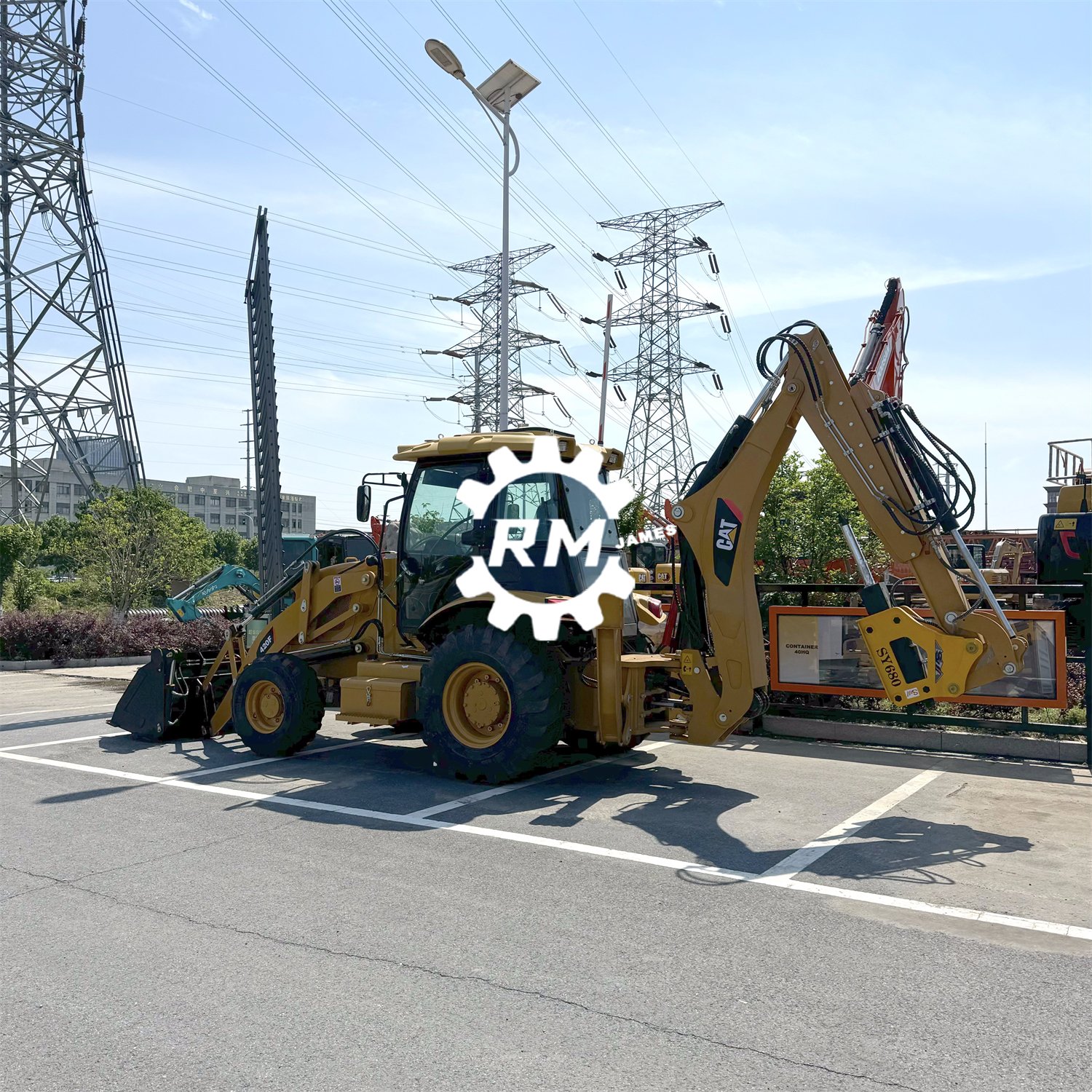 Used Japan Import Caterpillar CAT420F Wheel Backhoe Loader Good Condition Good Performance Secondhand CAT420F Backhoe Excavator