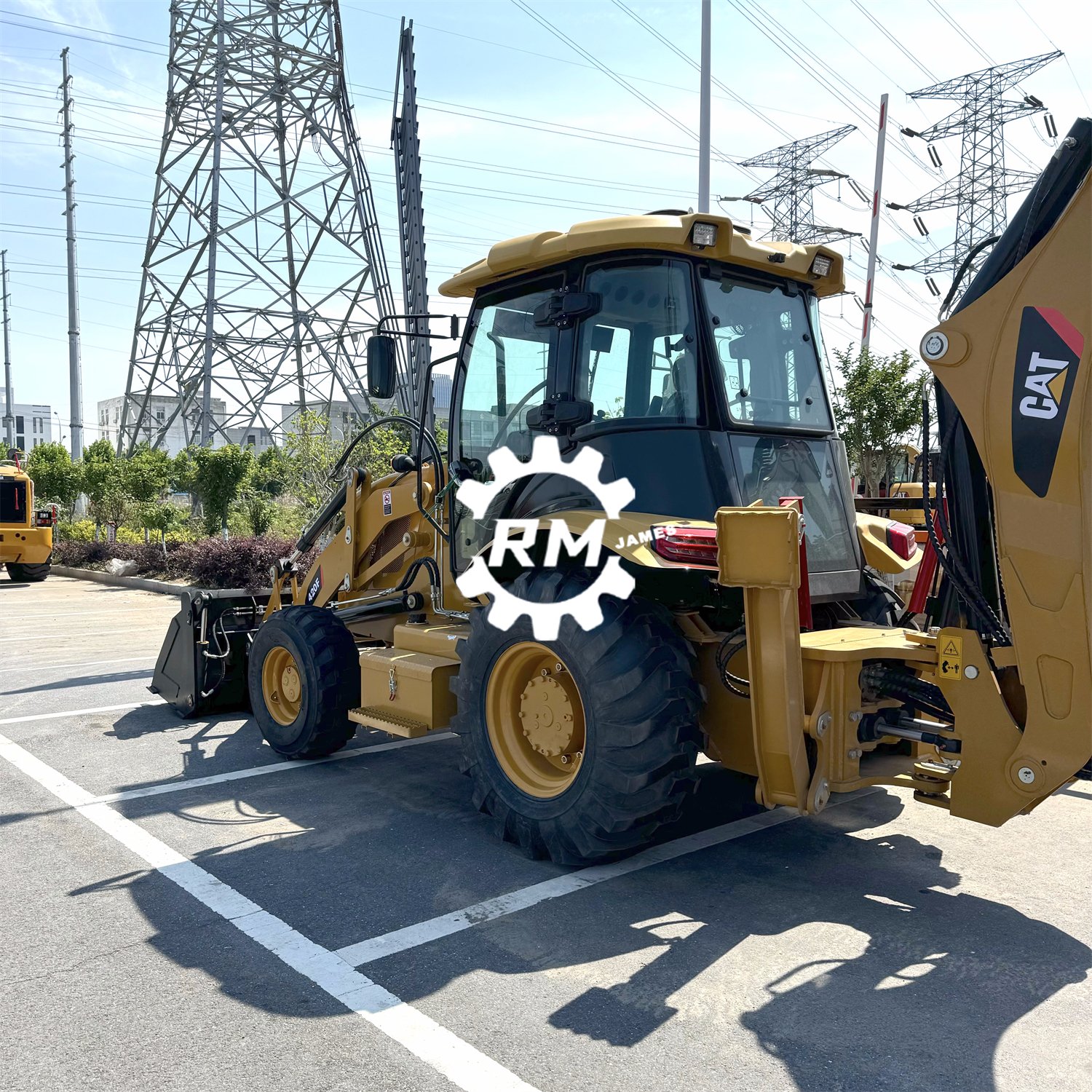 Used Japan Import Caterpillar CAT420F Wheel Backhoe Loader Good Condition Good Performance Secondhand CAT420F Backhoe Excavator