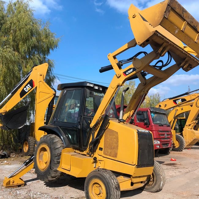 Good Condition USA CAT 420F Used Backhoe Loader Caterpillar 420F Loader Backhoe