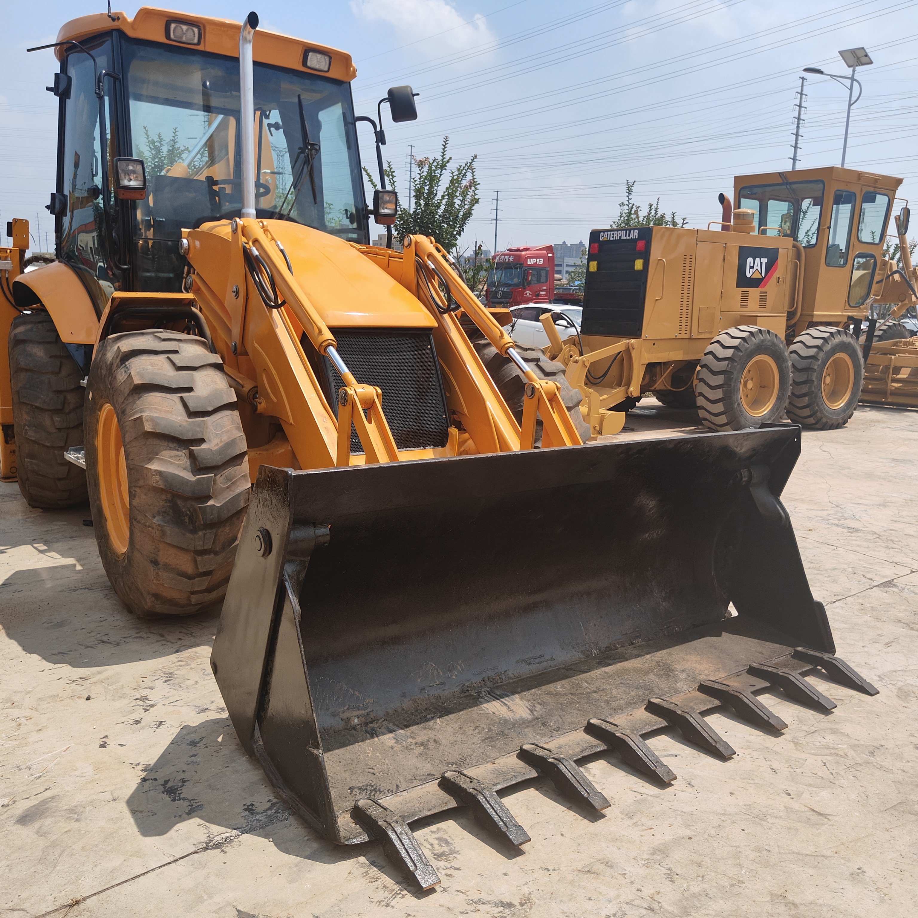 Used backhoe loader JCB 4x4 wheel 20 ton backhoe loader JCB 3CX 4CX backhoe excavator loader