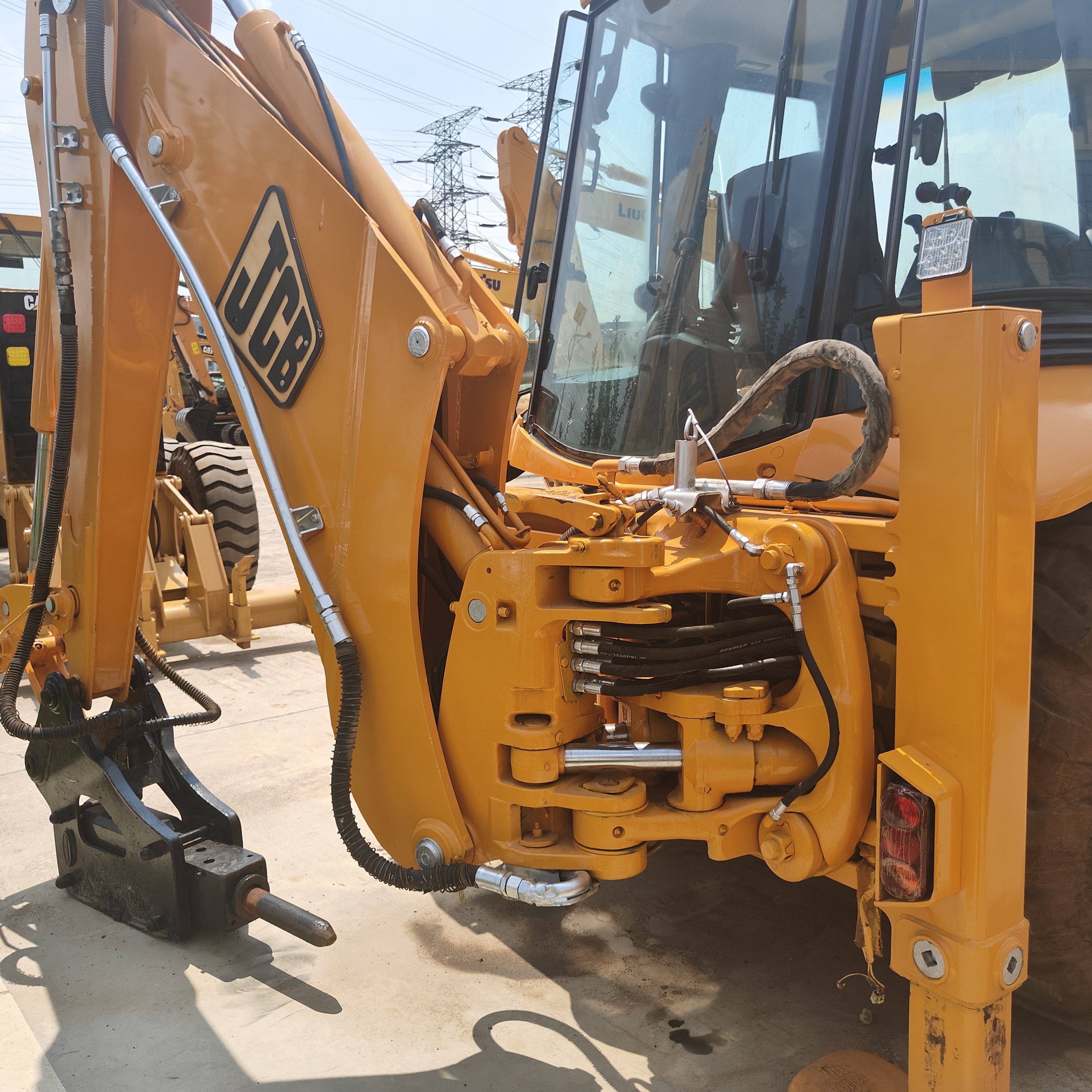 Used backhoe loader JCB 4x4 wheel 20 ton backhoe loader JCB 3CX 4CX backhoe excavator loader