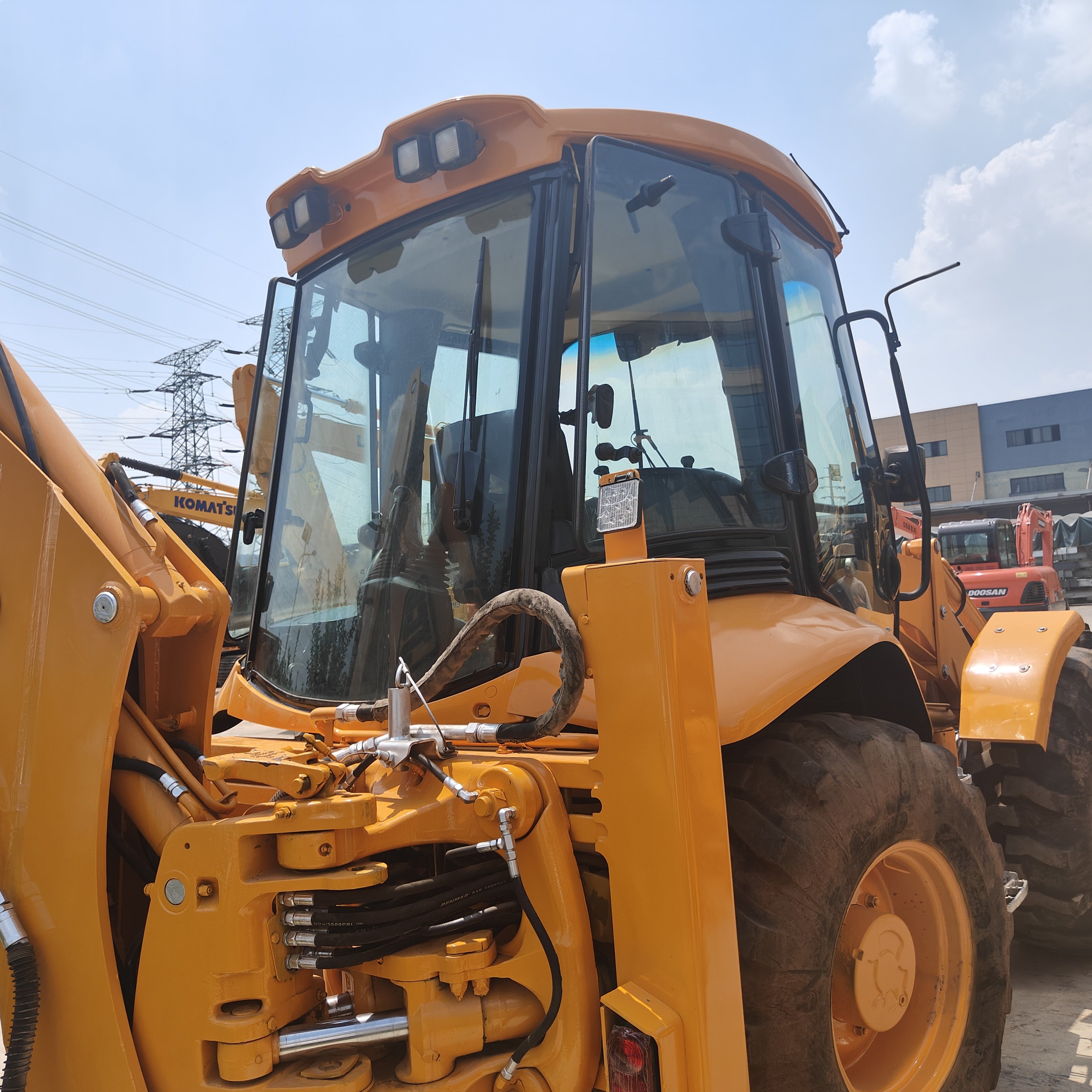 Used backhoe loader JCB 4x4 wheel 20 ton backhoe loader JCB 3CX 4CX backhoe excavator loader