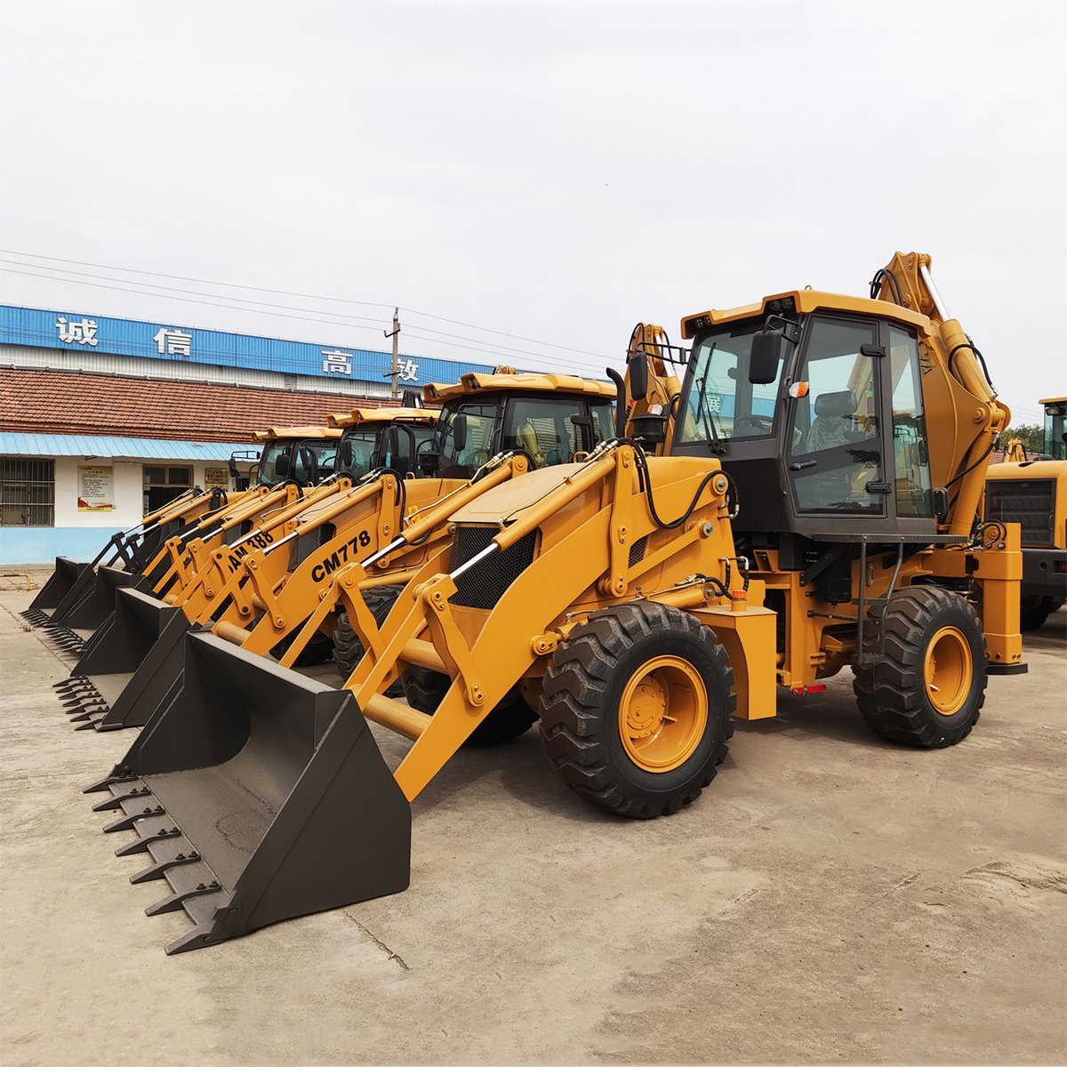 Backhoe Excavator Loader Tractor New Retroexcavadora Backhoe Loader 4x4 Backhoe Loader