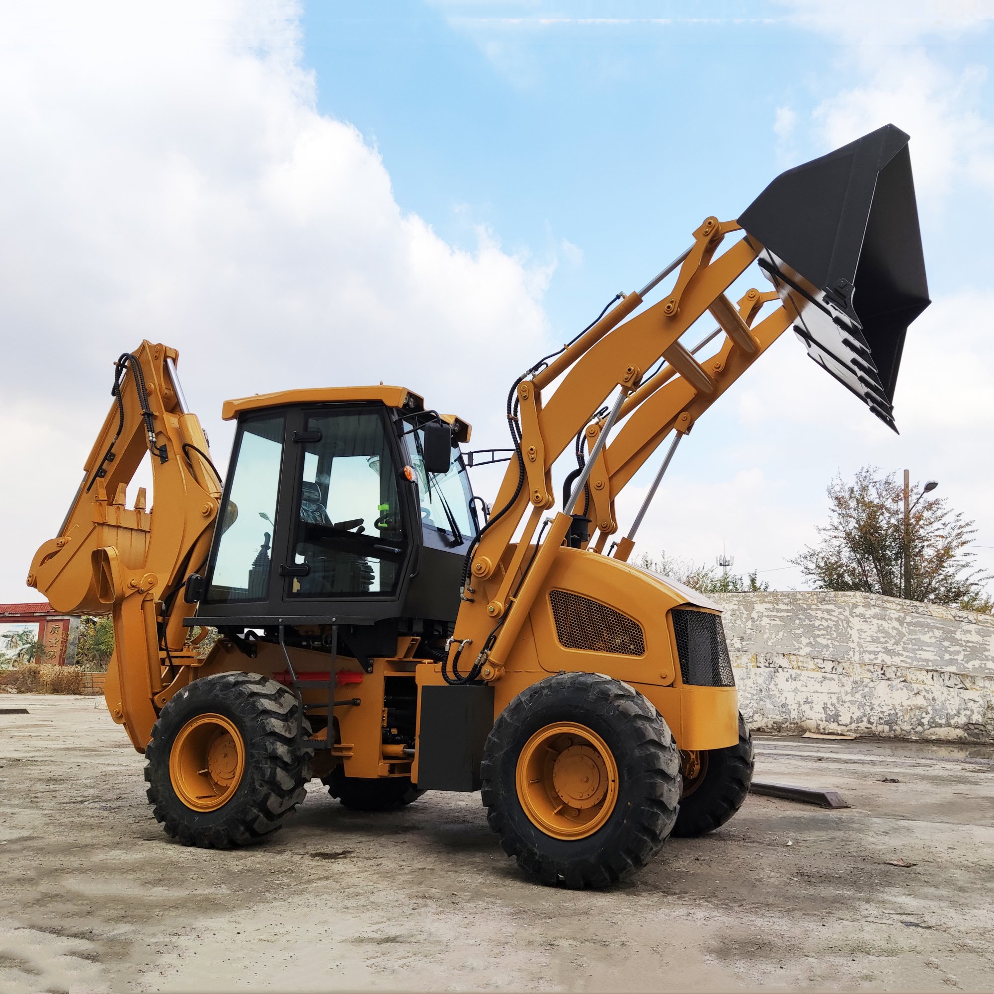 Backhoe Excavator Loader Tractor New Retroexcavadora Backhoe Loader 4x4 Backhoe Loader