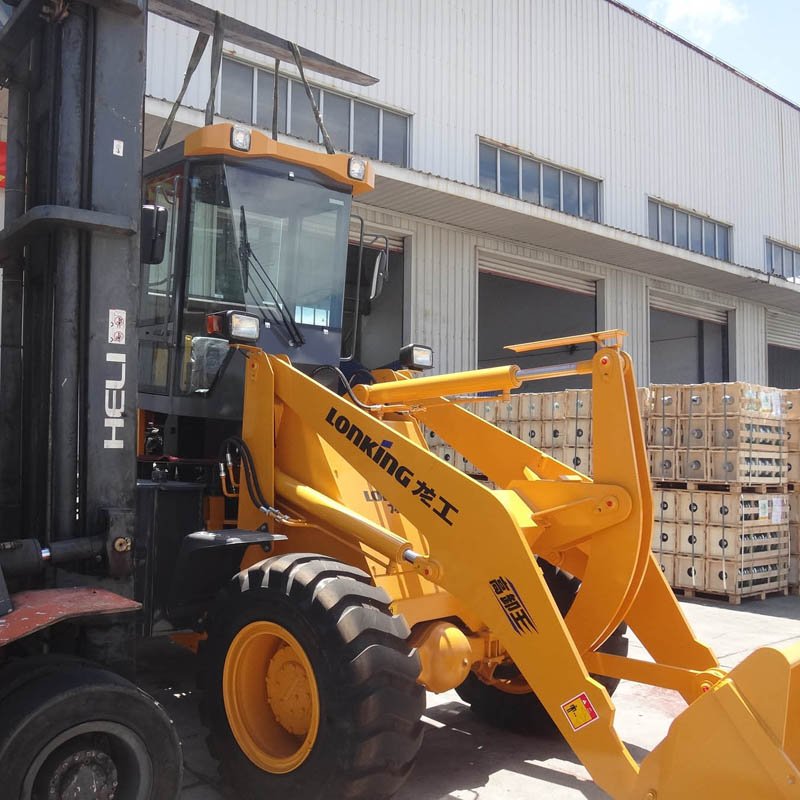 Hay Bale Loader Mini Front Shovel Wheel Loader Front Loader Grappler
