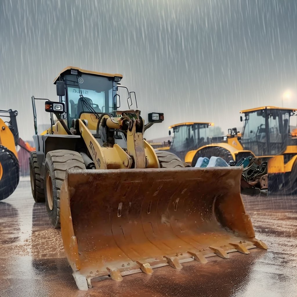 Second-Hand 5 Ton Rated Load Backhoe Loader Machinery Shandong China Sales Core Components Weichai Bearing Mechanical Equipment