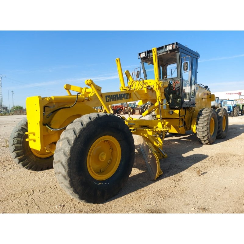High Performance Used Grader Champion 740A Road Construction Used Loaders In Very Good Condition