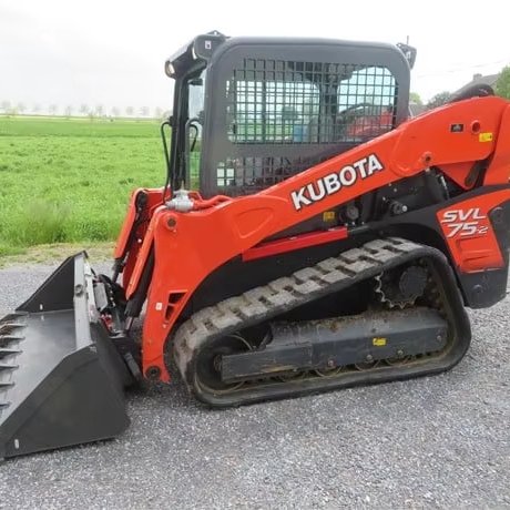 Used Kubota SVL75-2 Skid Steer Loader with Front End Loader for Construction Machinery for sale