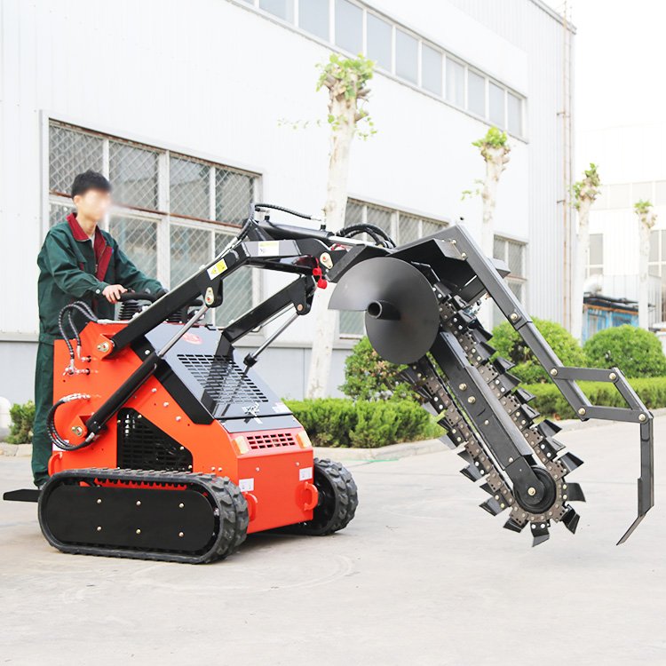 China Factory Sale Front End Loaders Compact Wheel mini small Skid Steer Loader With Diesel Engine CE epa