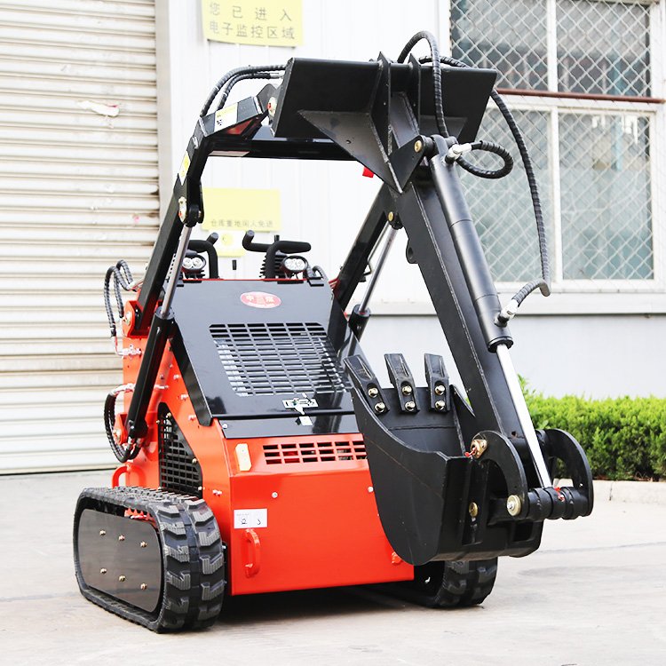 China Factory Sale Front End Loaders Compact Wheel mini small Skid Steer Loader With Diesel Engine CE epa