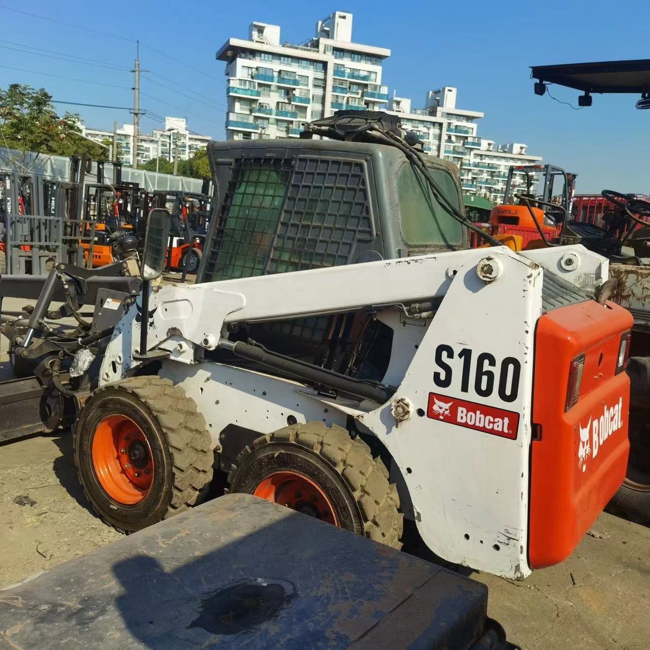 Secondhand Bobcat S160 Skid Steer Mini Loader in Low Working Hours Cheap Price BOBCAT S16 S18 S185 S70 s160 S300 S550 for Sale