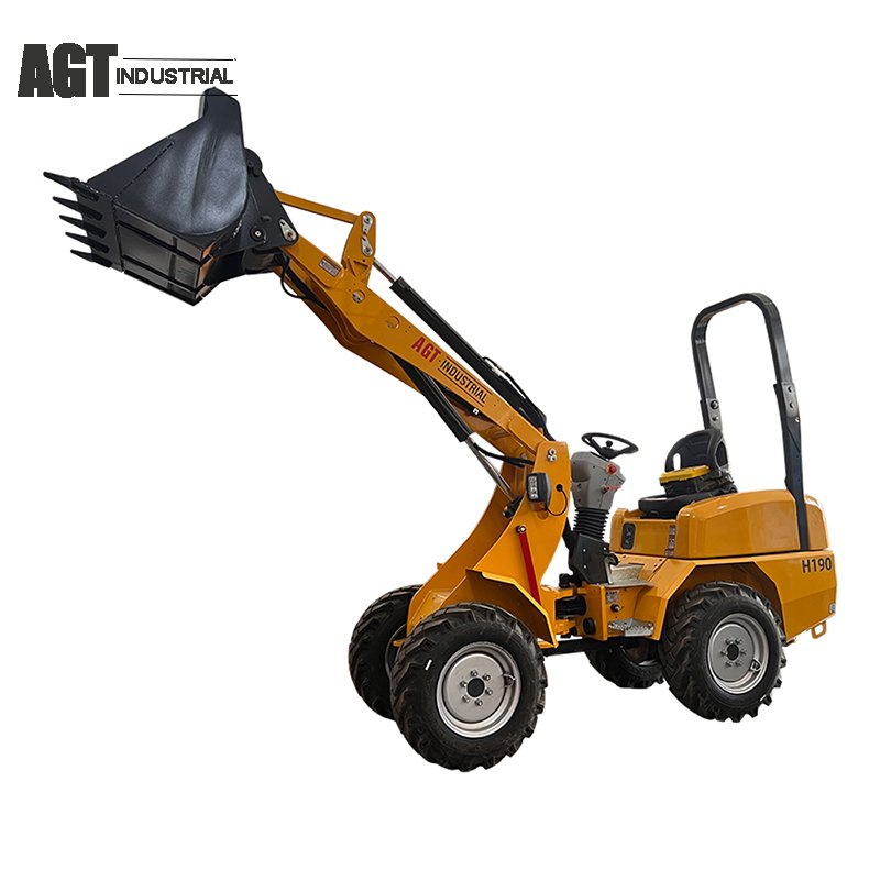 AGT H180 skid steer loader Mini Wheel Loader New Used with kubota engin compacted loader