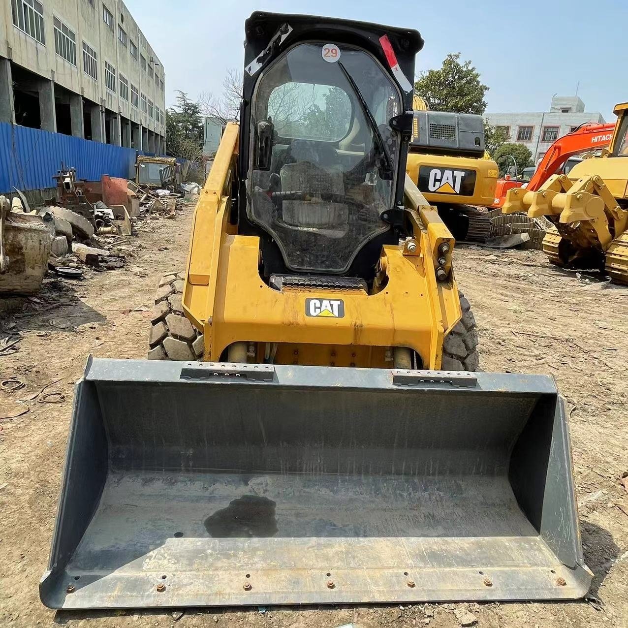 top brand used mini skid steer cat 246c 246b 246D mini loader in hot sale